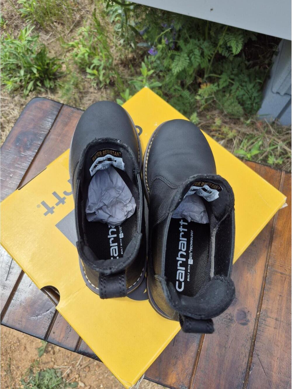 Carhartt Women's Frontier Soft Toe WaterResistant Chelsea Boot Black FN6111W 7 - Picture 8 of 8